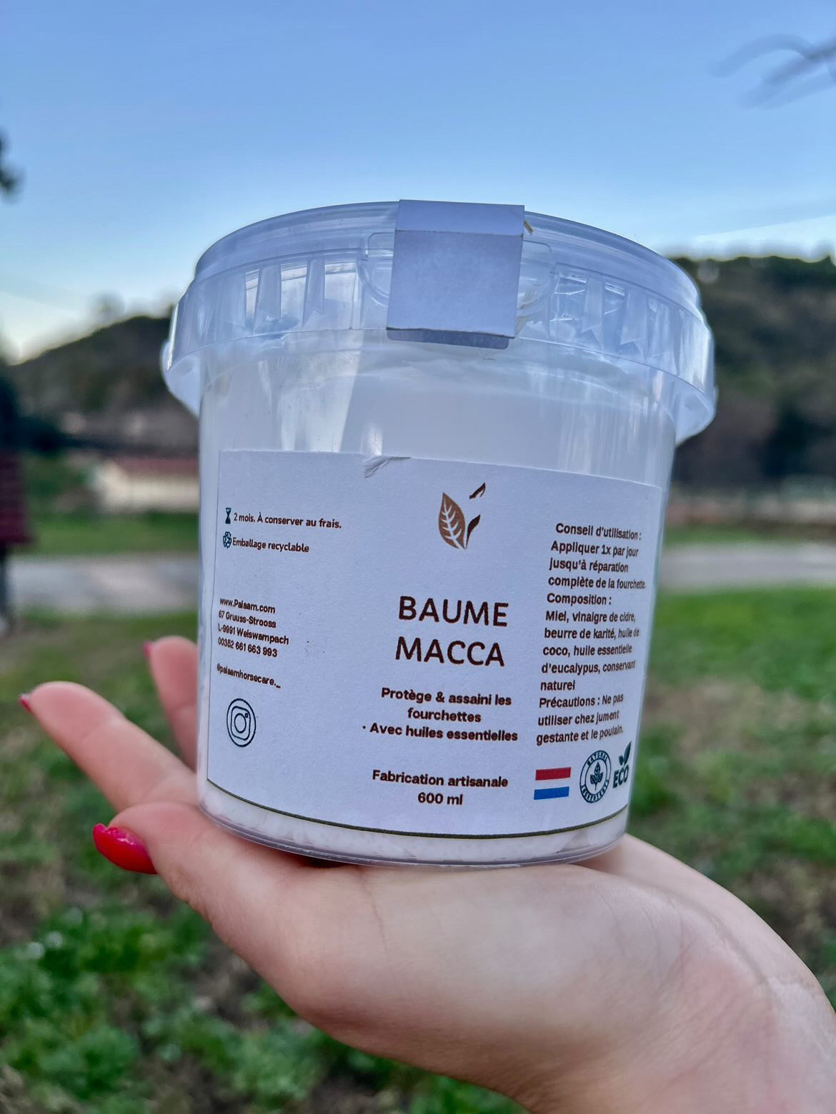 Baume Macca - Soin des fourchettes