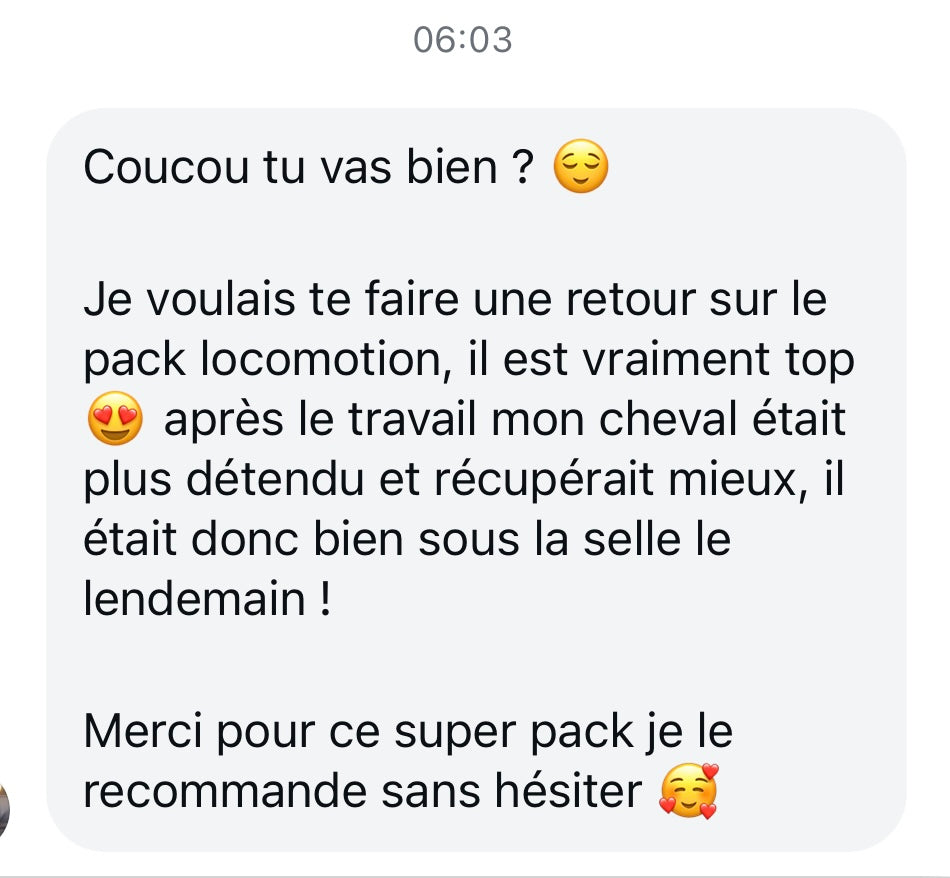 Pack Locomotion - Routine complète pour accompagner la mobilité & le confort de votre cheval